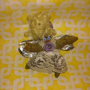Vintage Starfish Lady Hand made Funny Pin